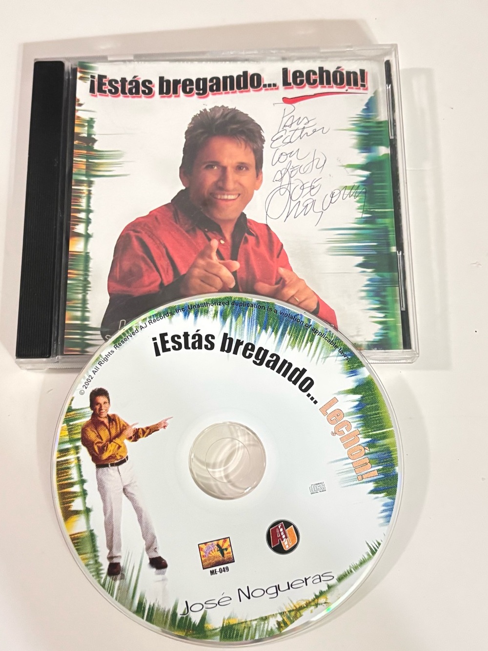 ¡Estás bregando... Lechón! CD by José Nogueras - Red/White